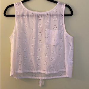 NWT Madewell Eyelet Tank